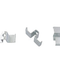 Heavy Duty Grid Saddle Clips For Industrial Flooring Drainage Fasteners 2.55 X 1.14 Inch Galvanized Steel Clamps in silver finish.
