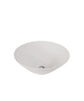 USZWBY Vessel Sinks Bathroom Sink Hotel Apartment Lampshade-Shaped Countertop Art Basin Balcony Ceramic Wash Bathroom Bowl Sink, white ceramic basin.