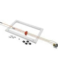 Pilot Assembly Kit For Natural Gas Water Heaters With Burner Door Gasket Screws Tinnerman Clips And Instructions OEM Replacement Part For Safe Easy DIY Friendly Repairs displayed on white background.