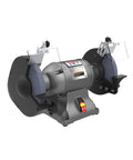 10 Inch Bench Grinder With Badass 1.5 Hp Motor Spinning At 1800 Rpm features dual grit wheels and transparent shields for metal prep.