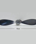 Front view of 18cm propeller from Wind Turbine Generator Kit With USB Lighting For Hands On Learning, Durable ABS And Metal Build.