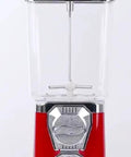 Red gumball machine with Top Lid Lock And Key Set For GV25 GV18 Gumball And Candy Machines Replacement Kit One Quarter Inch Thread