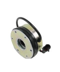 Front view of round metal used electromagnetic brake for forklift and material handling equipment parts CDC C06Z486 C069 24 4C15 CJ AMB155 110001 000 heavy duty workhorse industrial brake module