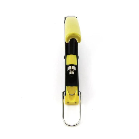 Compact F Connector Compression Crimper For DIY Cable Installations With Fixed Plunger Spring Return Comfort Grips