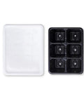 Top view of 10 Pack Reusable Seed Starter Trays with Drain Holes Dome and Base Mini Greenhouse for Indoor Veggie Gardening 6 Cell Starter Kit