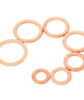 Copper washers from Top Notch Copper Washer Gasket Nut And Bolt Set 100 Piece Assortment Kit In Box With M4 M5 M6 M8