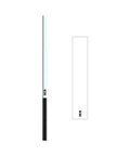 White Solid Carbon Arrow Wraps Standard 1.125 Inch Wide 13 Wraps Fit Up To 19/64 Inch Shaft Durable Vinyl Adhesive Surface