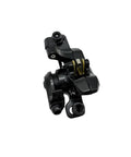 Front And Rear Disc Brake Caliper Replacement Kit for V8 Electric Bicycle, black durable caliper for crisp braking, easy install.