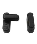 Durable Rv Table Lock And Buckle Kit With Rotary Latch For Folding Camper Van Cabinets, black plastic latch components.