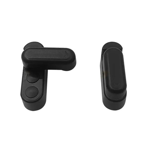 Durable Rv Table Lock And Buckle Kit With Rotary Latch For Folding Camper Van Cabinets, black plastic latch components.