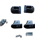 Beefy PP Folding Table Leg Brackets For 16Mm Round Pipe Camping And Outdoor Furniture Repair Kit components with screws and bolts