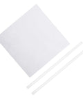Two Pack Glass Electrostatic Experiment Sticks With Silk Cloth for Static Electricity Learning, showing glass sticks and silk cloth.