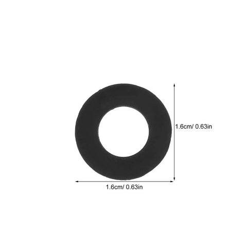 Heavy Duty Plastic Washer Assortment Kit For Bolts And Screws With Cushioning And Wear Resistance Black Flat Washer 1.6cm