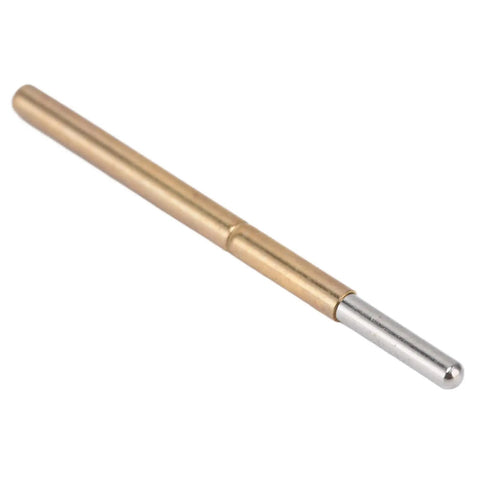Top Shelf 100 Piece Round Spring Pogo Pin Set With Heat Resistant Brass Plunger And Durable Stainless Steel Coil for circuit testing.