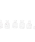 Heavy Duty Welding Torch Consumable Kit with Beefy Glass Cups, featuring transparent glass cups for WP9 WP20 torches.