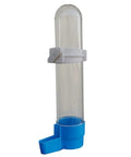 Auto Bird Feeder And Water Dispenser With Clear Polymer Reservoir Clip On Cage Rack Gravity System For Budgies Cockatiels And Parakeets No Sweat Setup Keeps Em Good Daily, transparent polymer feeder.