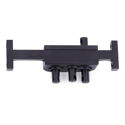 Beefed Up Metal Transfer Case With Reverse Shaft For 1/10 LCG RC Crawler SCX10 Chassis Upgrade Parts Aluminum Alloy Housing Black