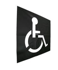 Handicap Parking Lot Stencil 48 By 48 Inches Heavy Duty Plastic Reusable Made In The USA