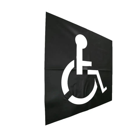 Handicap Parking Lot Stencil 48 By 48 Inches Heavy Duty Plastic Reusable Made In The USA