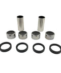 Motorcycle Swing Arm Maintenance Kit With Roller Needle Bearing Oil Seal And Bushing For Easy Service Fits EXC SXF XCF FC FE TE And TC Series Bikes Durable High Quality Components For Rugged Off Road Use, bearings and seals set
