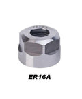 Heavy Duty Collet Clamping Nut Compatible With ER11 Through ER32 Lathe Chucks Featuring M22x1.5 Thread And Rock Solid Steel Build for precision work.