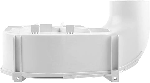 Side view of Built To Last Dryer Blower Housing Assembly 131775600 For Frigidaire Kenmore Sears Non OEM Replacement Heavy Duty Fix