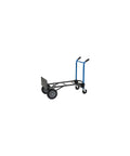 Four In One Convertible Hand Truck With 800 Pound Capacity Heavy Duty Steel Dolly Cart Adjustable Handle And Solid Rubber Wheels