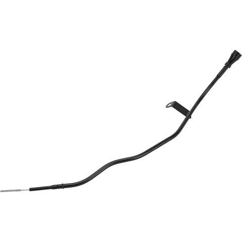 LS Engine Dipstick With Billet Aluminum Handle And Steel Tube Mount Black Finish Durable Swap Ready for Gen III and IV LS Engines