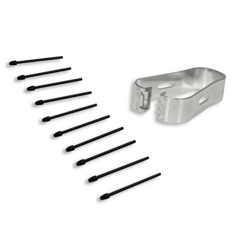Top Shelf Replacement Tips For Kindle Scribe Pen Plus Premium Pencil 10 Pack High Precision Nibs and removal tool.