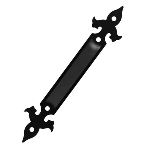 Built Tough Garage Door Handles With Six Pack Soft Close Hinges Real Deal Solid Steel Cabinet Hardware in black decorative design.