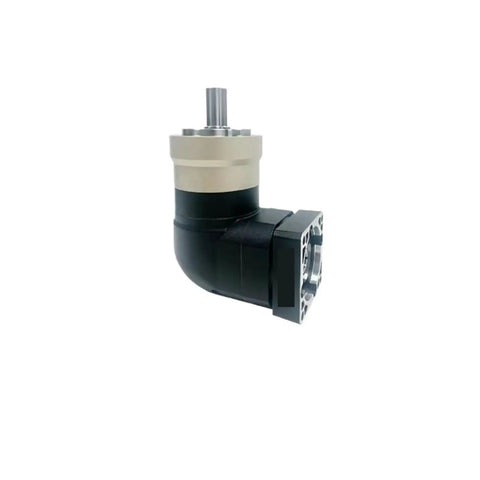 Fer Series Stepper Motor Planetary Gearbox Angle Reducer Round Flange Output with an angled design for heavy lifting applications.