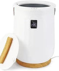 Cozy Up Luxury Towel Warmer Electric Bucket Style With Auto Shut Off Timer And Child Lock Gear, lid beside, digital display shown