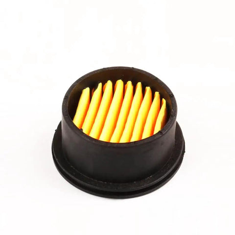 Three Eighths Inch Male Thread Air Compressor Silencer And Filter Metal Intake Muffler with Sound Absorbing Filter Elements close-up