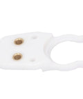 Heavy Duty Automatic Tool Changer Clamp Made From Tough ABS Plastic For CNC Engraving Machines, white with brass fittings.