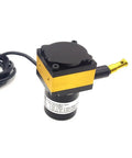 Analog Draw Wire Encoder 1500mm For Linear Displacement Sensing With 24V DC Supply And 4 To 20 Milliamp Output, rugged sensor closeup