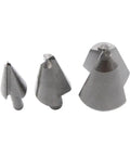 Umbrella Drill Bit Set 3Pc HSS 4241 Taper Power Drill Bits For Step Drilling And Cone Chamfer Cutting With 8mm And 10mm Shanks