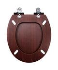 Standard 17 Inch White Toilet Seat Slow Close Soft Drop Lid High Density Board Core Easy Wipe Finish Quick Mount No Sweat Setup Solid Daily Driver For Modern Bathrooms Reliable Home Upgrade Top Tier Comfort with chrome hinges and elongated design
