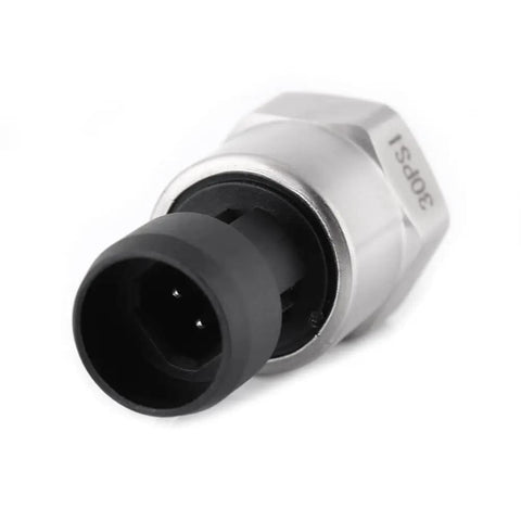 30 PSI Pressure Transducer Sensor Built Tough With Stainless Steel Body One Eighth NPT Thread For Oil Fuel Air Water Applications
