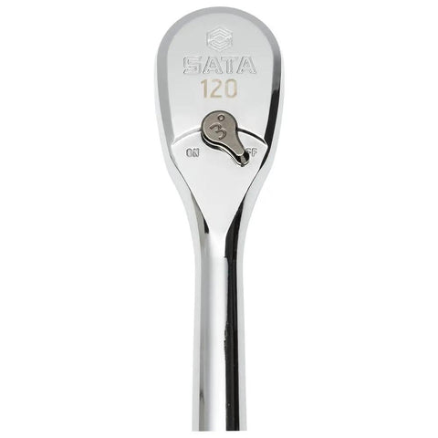 Pro Grade Three Piece Ratchet Set With 1-4 Inch, 3-8 Inch And 1-2 Inch Drives, 120-Position 60-Tooth Teardrop Head close-up