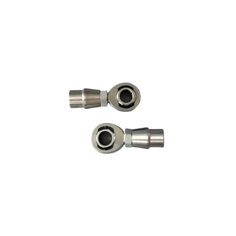 Premium Chromoly Rod Ends Two Pack Three Quarter Inch Ball Joints showcasing smooth steel joints for custom street rod builds.