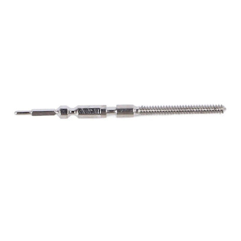 Metal Watch Winding Stem For Precise Time Adjustment And Repair Tools Pro Grade Movement Stem Extender isolated on white