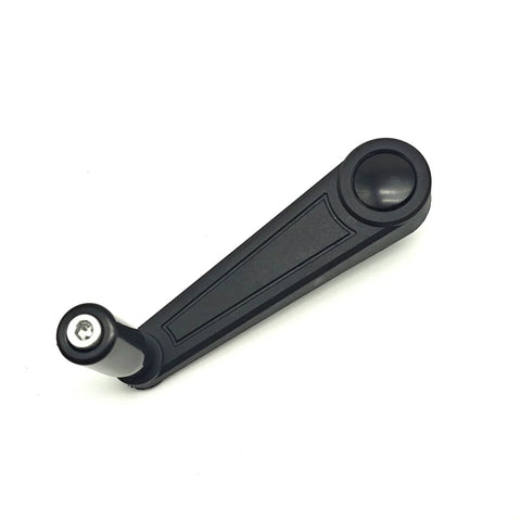 4 Inch Nylon Crank Handle For Drill Press Revolving Handle With Round Or Square Installation Hole Black Nylon Steel Hub
