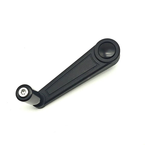 3.15 Inch Nylon Crank Handle for Drill Press and Milling Machines, black finish, round mount, fits lathe equipment