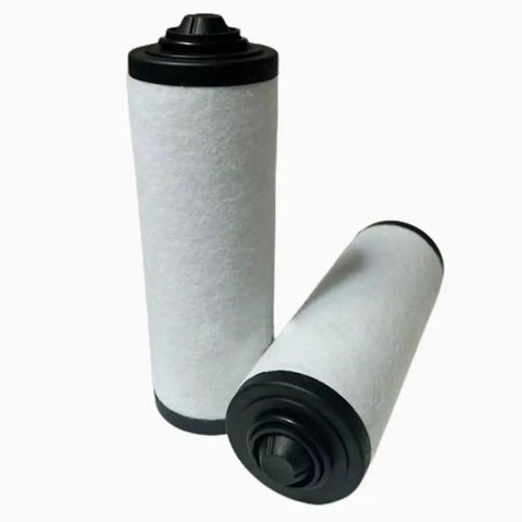 Oil Mist Separator Exhaust Filter For Vacuum Pumps Replacement 0532140156 0532000512, cylindrical shape, black caps