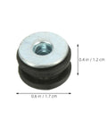 Universal Motorcycle Rubber Grommets Kit For Shock Absorption And Anti Vibration, Buffer Cushions For Long Distance Riding To Keep Rides Smooth, Durable Metal And Rubber Construction, Sealed Gasket Pads To Cut Road Vibes And Dampen Vibration, 0.6 x 0.4 in