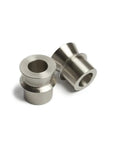 Heavy Duty Steel Misalignment Spacer Reducing Three Quarter Inch Bore To One Half Inch With 1.50 Inch Mounting Width For Custom Suspension And Steering Link Builds Precision Machined To Beat The Wobble And Level Up Your Rig - close-up view.