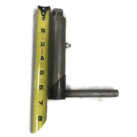 Tough As Nails 7 Inch Trailer Spring Latches Set Heavy Duty Steel quarter turn latch with measuring tape for size reference.