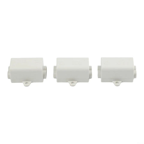 Heavy Duty T Shape Terminal Block Quick Wire Connector 1000V 100A Cable Splitter three white connectors for easy branching.