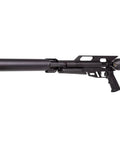 Big Bore 0.51 Caliber PCP Air Rifle With 982 FPS Velocity, Spin-Loc Tank, left side view, shows rugged build and comfortable stock.