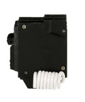 Side view of 30A Double-Pole GFCI Circuit Breaker THQL2130GFTP 120/240 VAC for residential and commercial load centers, molded case.